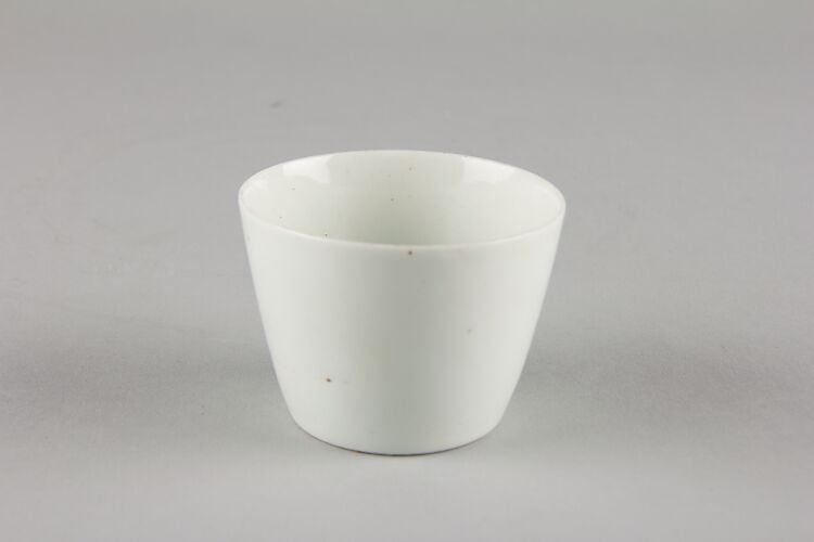 One from a Set of Five Soba Cups with Chrysanthemum Design