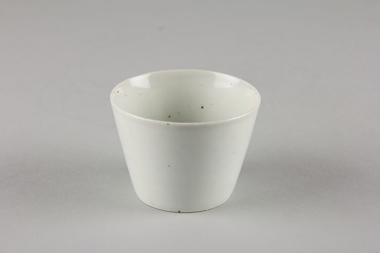 One from a Set of Five Soba Cups with Chrysanthemum Design