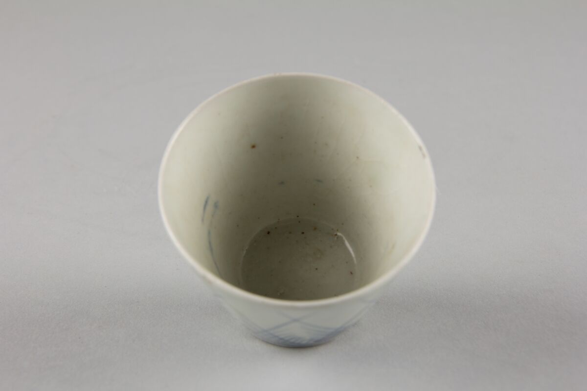 Soba cup, Porcelain with underglaze blue (Hizen ware), Japan