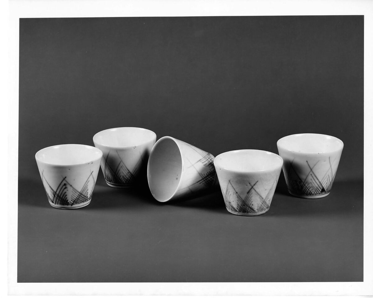 Soba cup, Porcelain with underglaze blue (Hizen ware), Japan