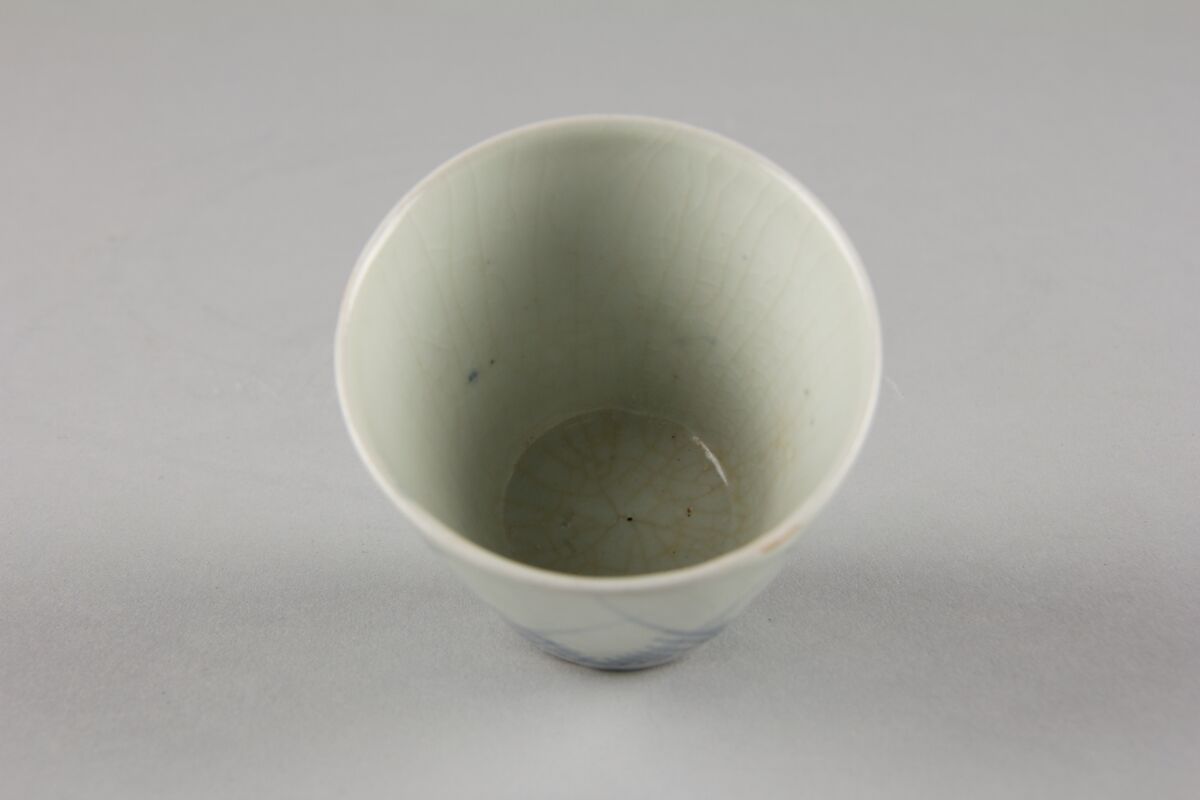 Soba cup, Porcelain with underglaze blue (Hizen ware), Japan