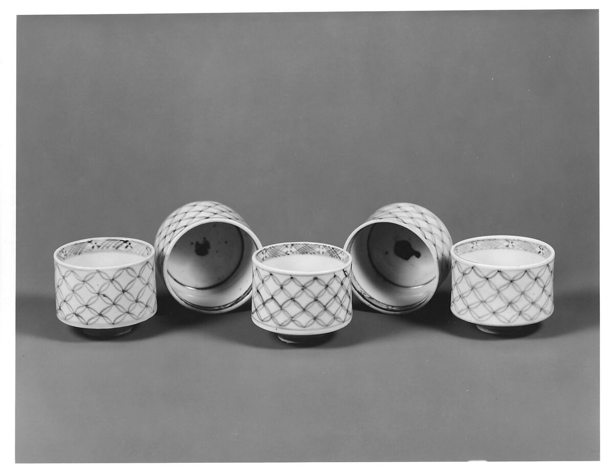 Soba cup, Porcelain with underglaze blue (Hizen ware), Japan