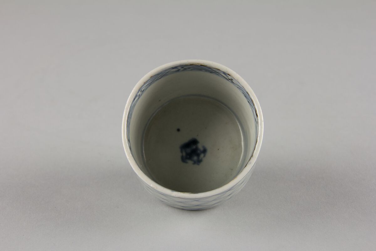 Soba cup, Porcelain with underglaze blue (Hizen ware), Japan