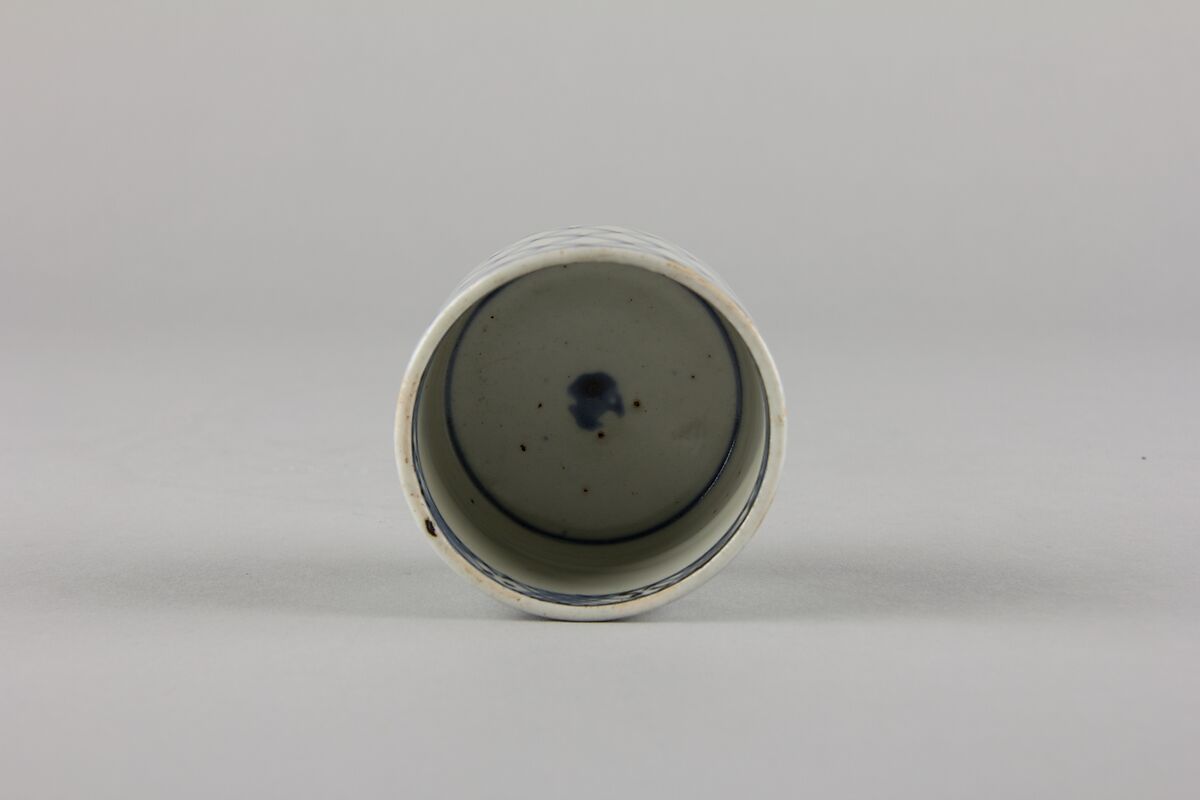 Soba cup, Porcelain with underglaze blue (Hizen ware), Japan