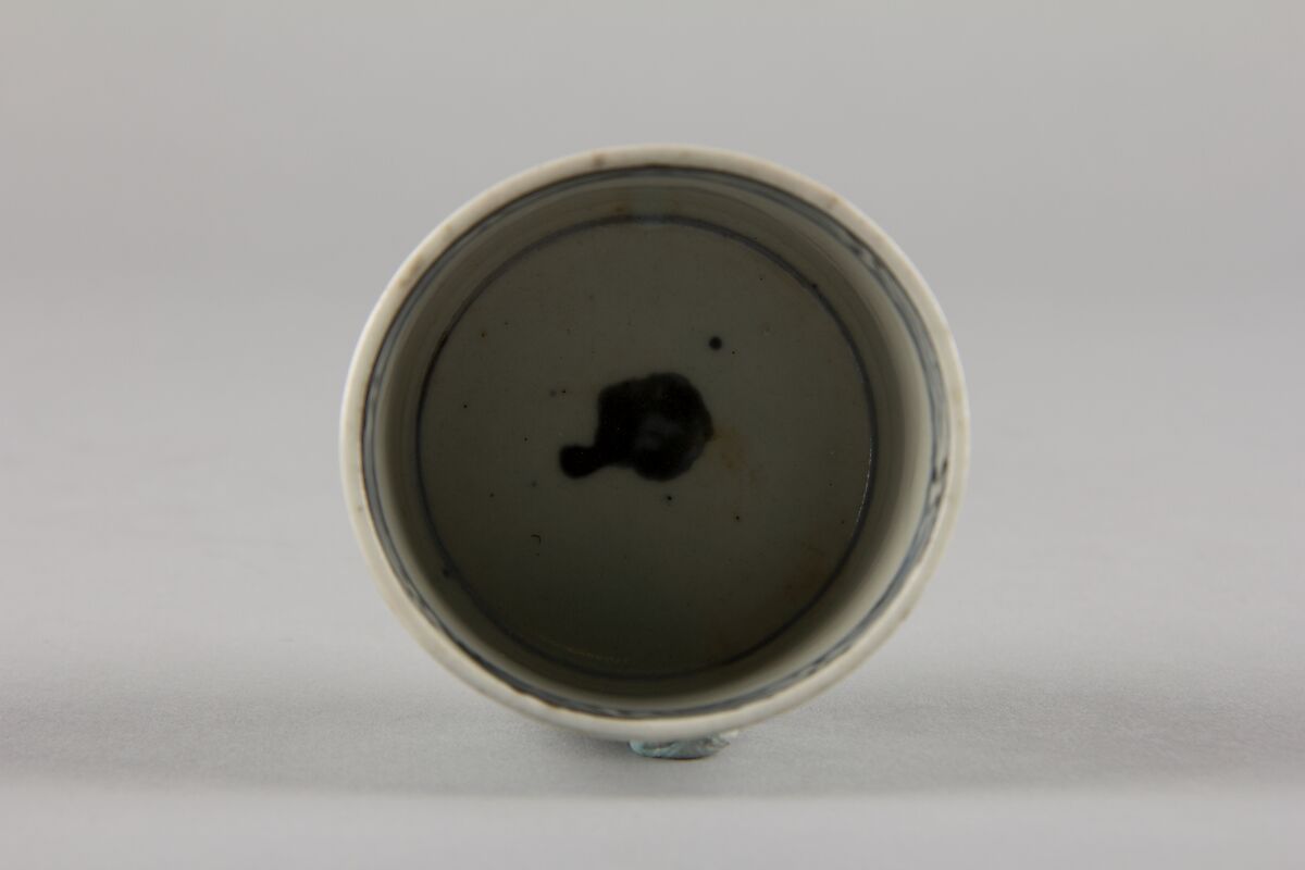 Soba cup, Porcelain with underglaze blue (Hizen ware), Japan