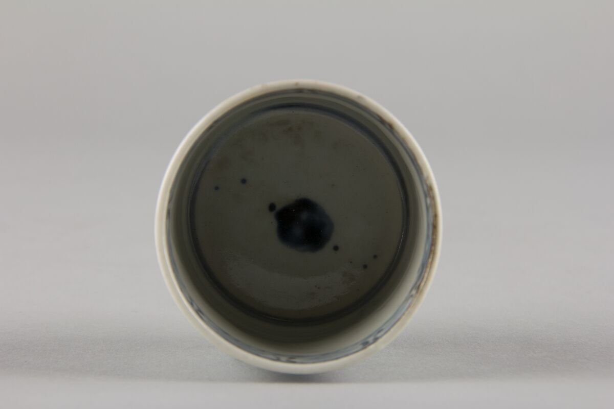 Soba cup, Porcelain with underglaze blue (Hizen ware), Japan