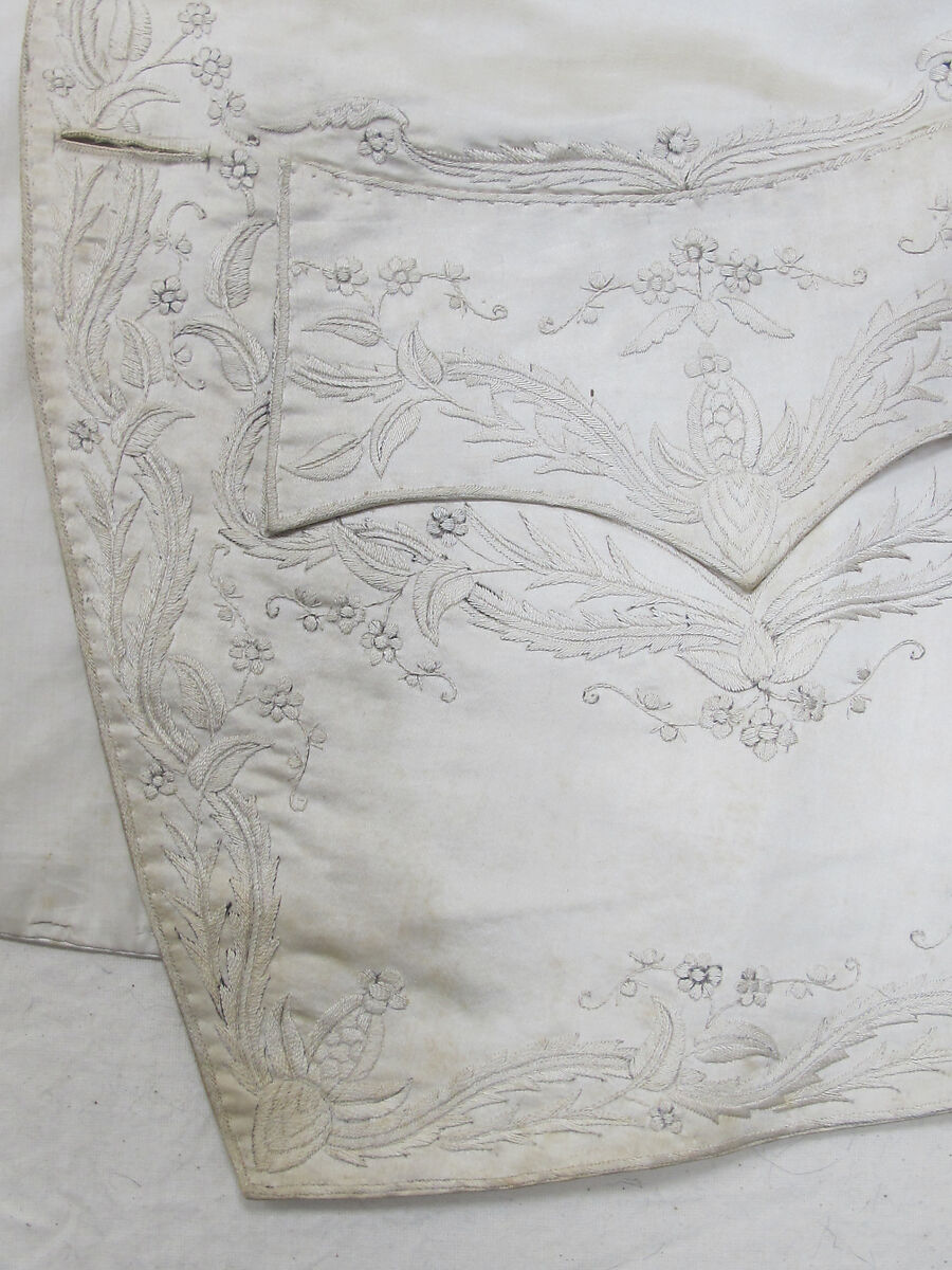 Waistcoat, silk, Chinese, for the Western market