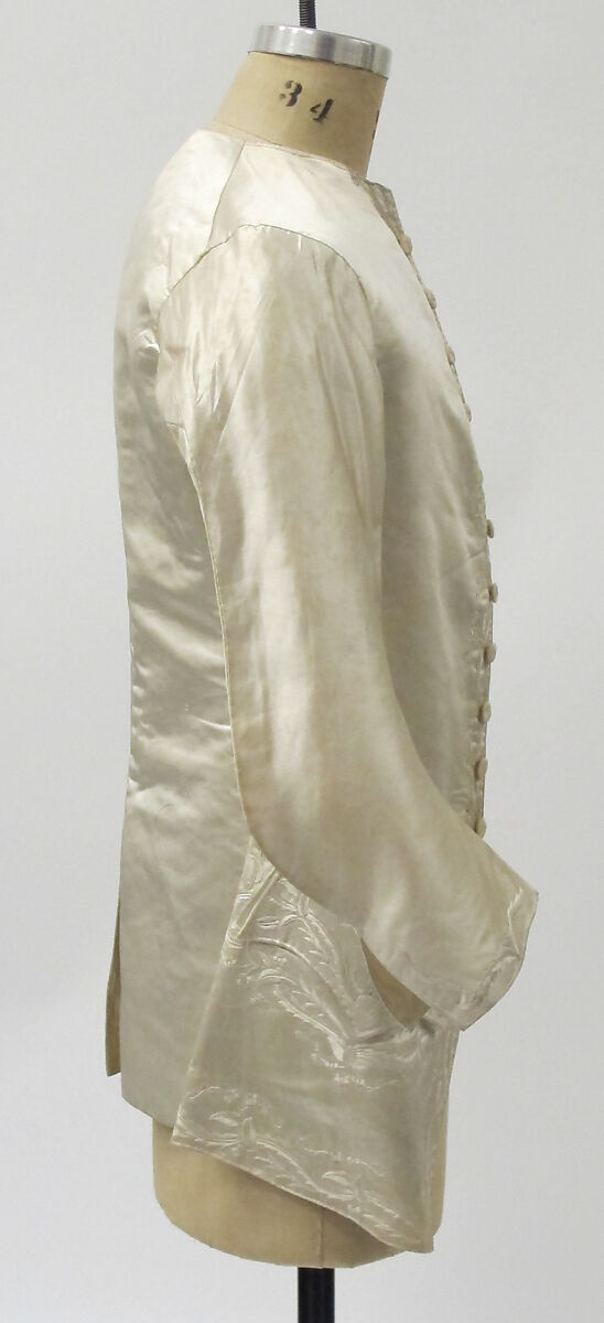 Waistcoat, silk, Chinese, for the Western market
