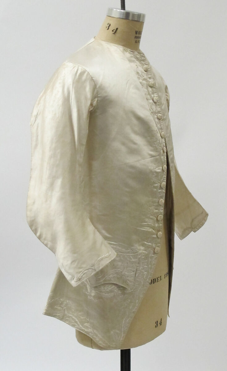 Waistcoat, silk, Chinese, for the Western market