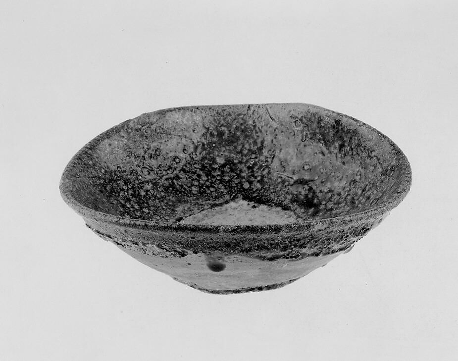 Bowl, Stoneware with ash glaze (Tokoname ware), Japan 