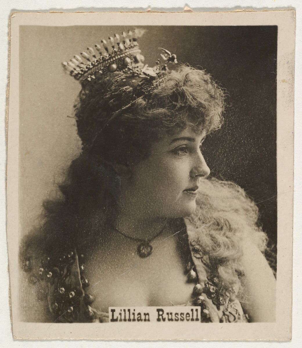Issued By Neil Mccoull Co Lillian Russell From The Actresses Series T123 Type 1 Issued 3741