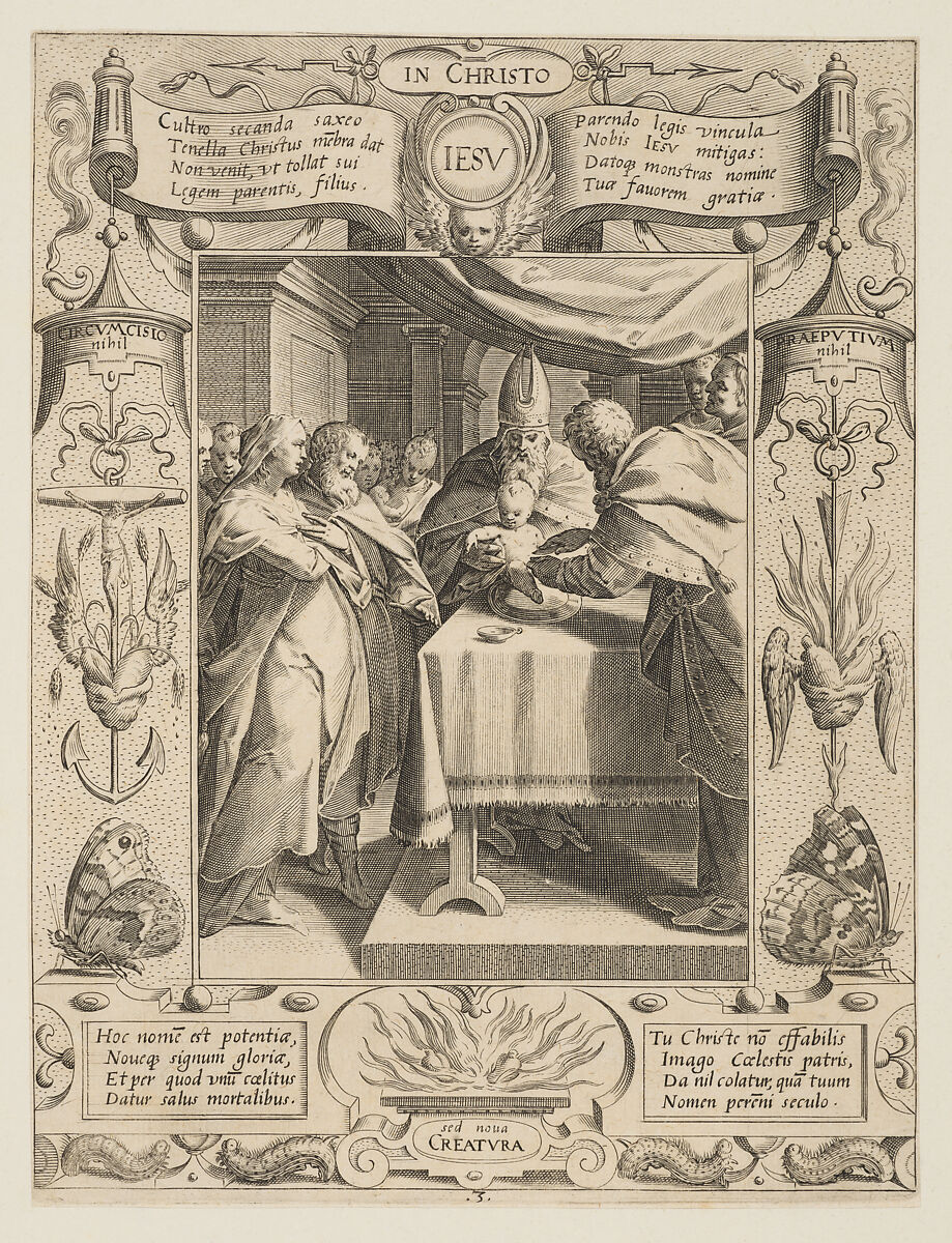 Circumcision, Aegidius Sadeler II  Netherlandish, Engraving