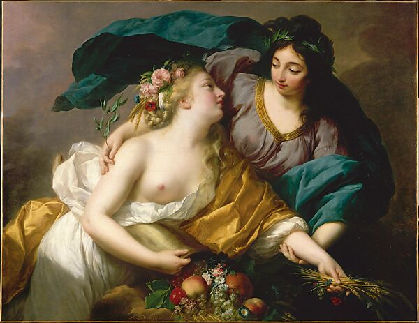 Peace Bringing Back Abundance, Elisabeth Louise Vigée Le Brun (French, Paris 1755–1842 Paris), Oil on canvas 