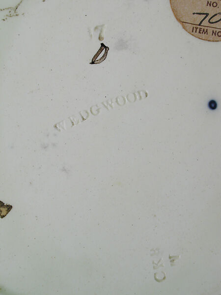 Plate, Wedgwood (British), Earthenware, British, Stoke-on-Trent