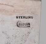 Bookend, Rebecca Cauman (American, born Russia, 1882–1964), Silver and enamel, American