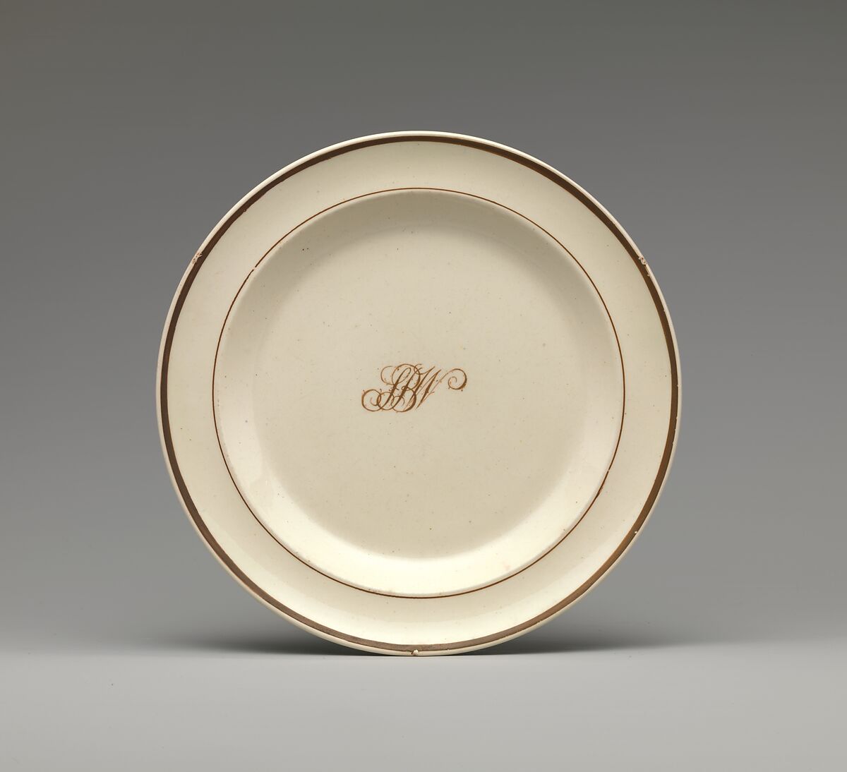 Plate, Earthenware, British 