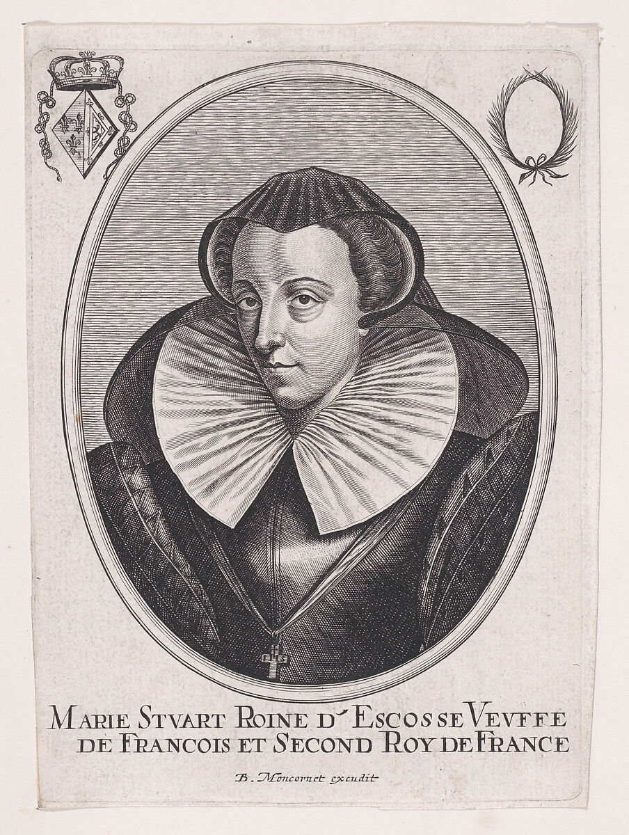 Mary, Queen of Scots, Published by Balthazar Moncornet (French, Rouen 1600–1668 Paris), Engraving 