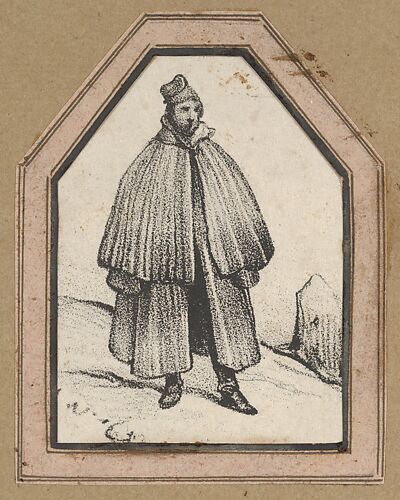 Man wearing a cape