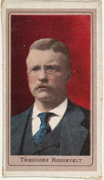 Theodore Roosevelt, from the Heroes of the Spanish War series (T175), Issued by Kinney Brothers Tobacco Company ?, Commercial color lithograph 