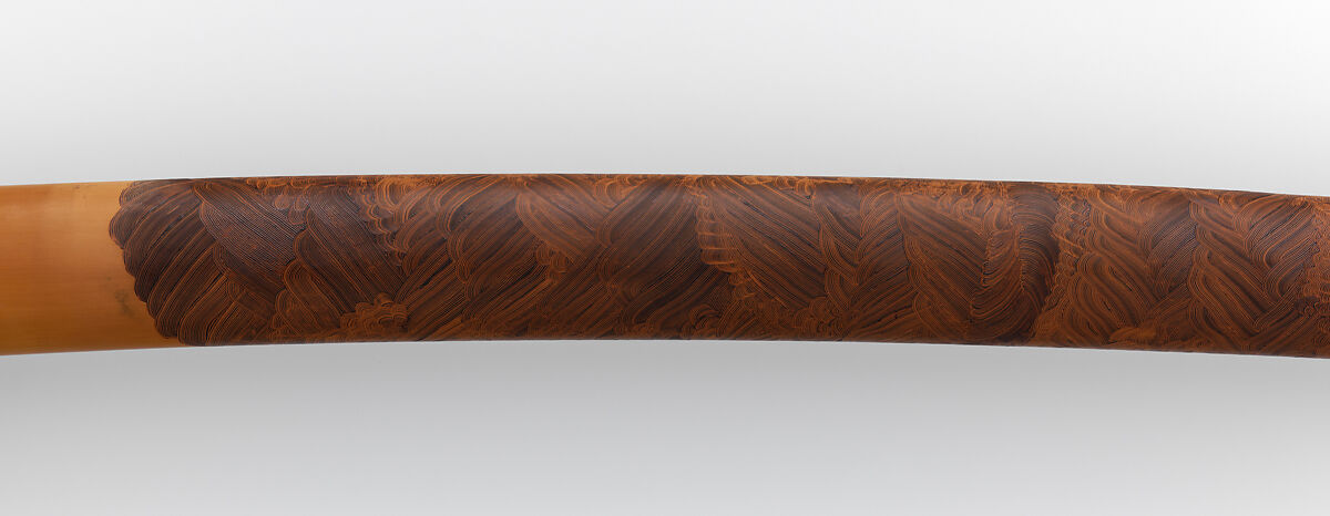 Blades and Mountings for a Pair of Swords (<i>Daishō</i>), Blades inscribed by Yokoyama Kōzukedaijō Sukesada (Japanese, 1627–1716), Steel, wood, lacquer, copper-gold alloy (<i>shakudō</i>), gold, copper-silver alloy (<i>shibuichi</i>), ray skin (<i>same</i>), silk, Japanese