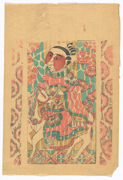 One hundred thirty-five woodblock prints including New Year's pictures (nianhua), door gods, historical figures and Taoist deities, Polychrome woodblock print; ink and color on paper, China 