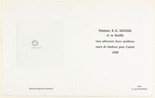 Untitled, Still Life with Goldfish Bowl, André Antonini (French, 1924–1993), Etching and aquatint printed in color