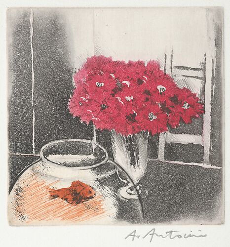 Untitled, Still Life with Goldfish Bowl