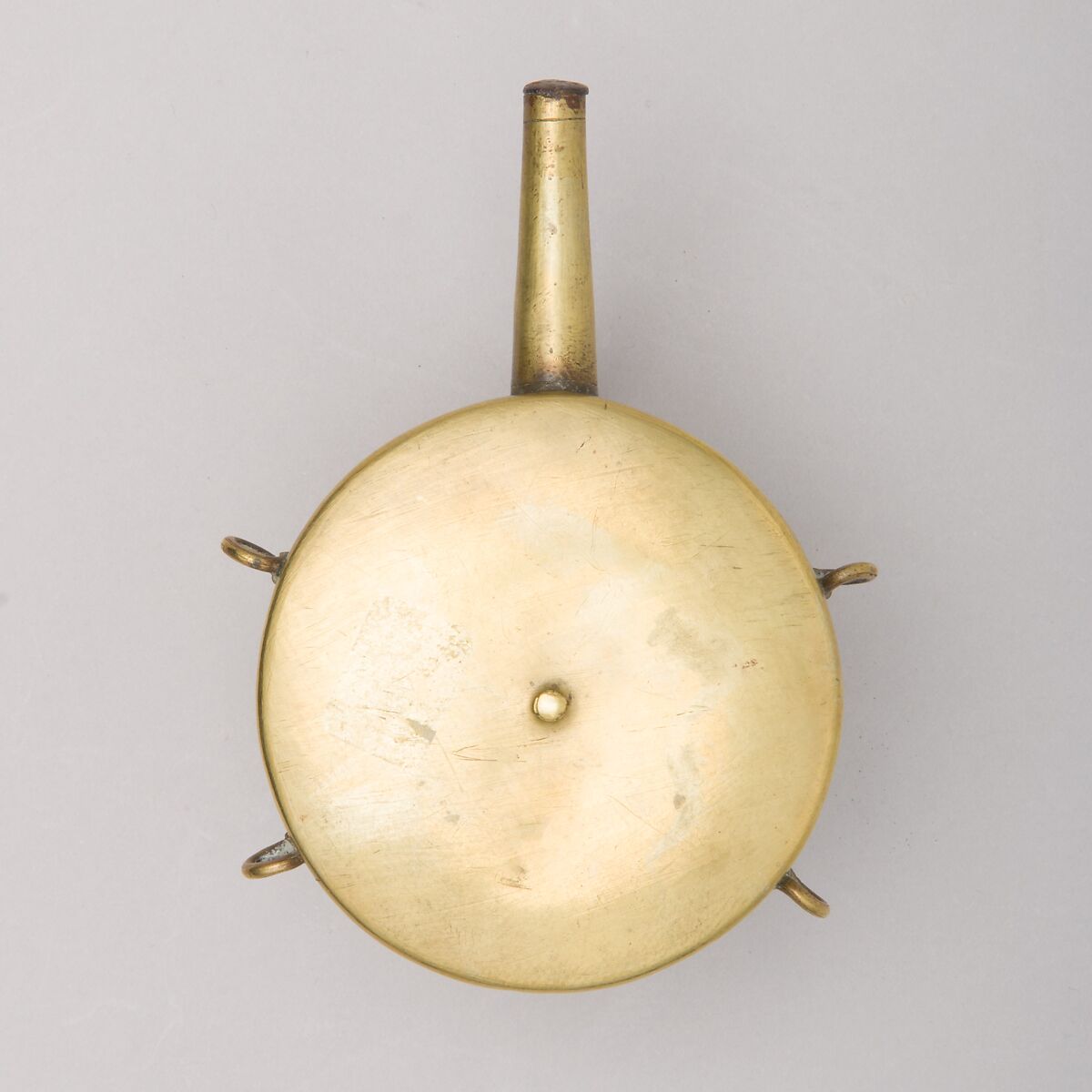 Powder Flask, Copper alloy, iron alloy, German