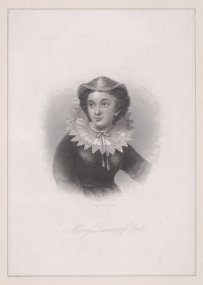 Mary, Queen of Scots, John Chester Buttre (American, Auburn, New York 1821–1893 Ridgewood, New York), Engraving 