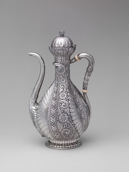 Coffeepot, Gorham Manufacturing Company (American, Providence, Rhode Island, 1831–present), Silver, ivory, American 