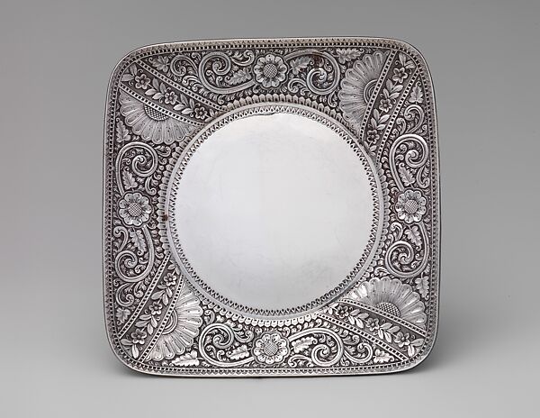 Tray, Gorham Manufacturing Company (American, Providence, Rhode Island, 1831–present), Silver, American 