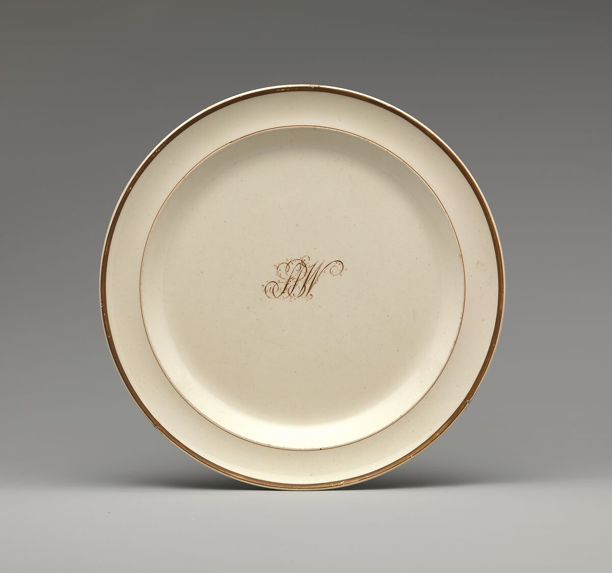 Plate, Earthenware, British 