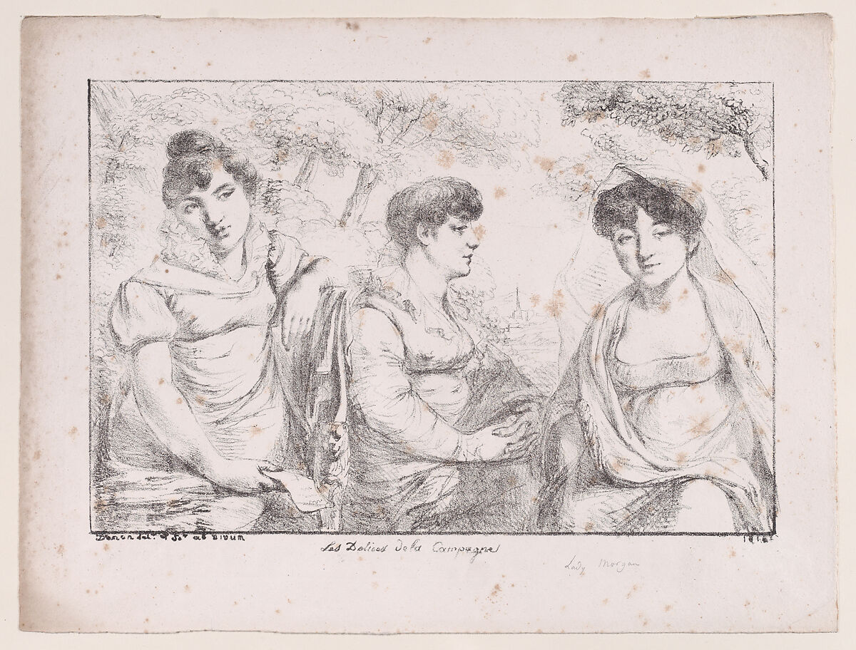 Les Délices de la Campagne, Baron Dominique Vivant Denon (French, Givry 1747–1825 Paris), Lithograph 