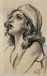 Peggy Reynolds, Thomas Hart Benton  American, Graphite on paper