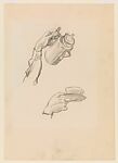 Hand, Cup, Pot, Thomas Hart Benton (American, Neosho, Missouri 1889–1975 Kansas City, Missouri), Graphite on paper 