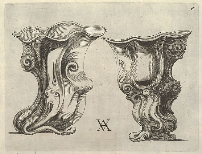 Modelli Artificiosi di Vasi diversi d'argento et altre Opere capriciozi (...) Parte prima (Plate 16)