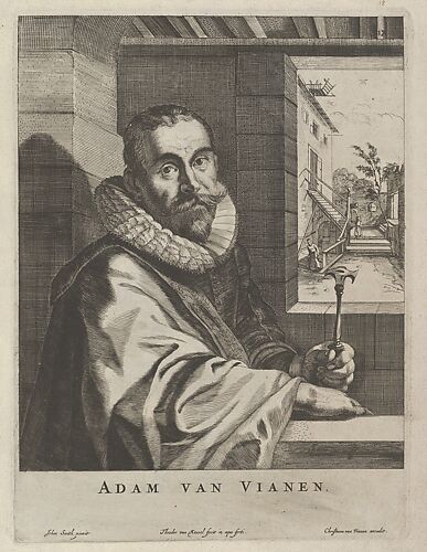 Portrait of Adam van Vianen, plate 18 from 