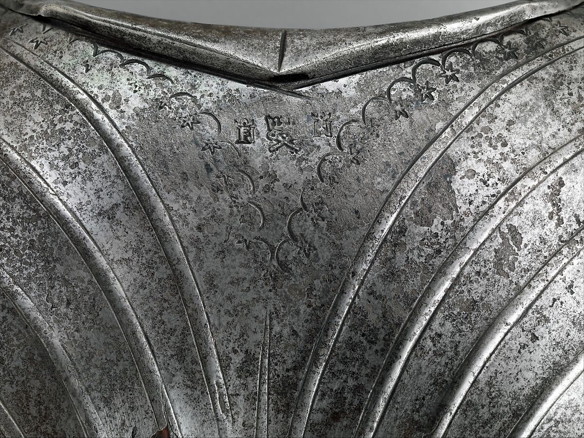 Backplate, Probably by Francesco Negroli (Italian, Milan, died before December 1519), Steel, Italian, Milan