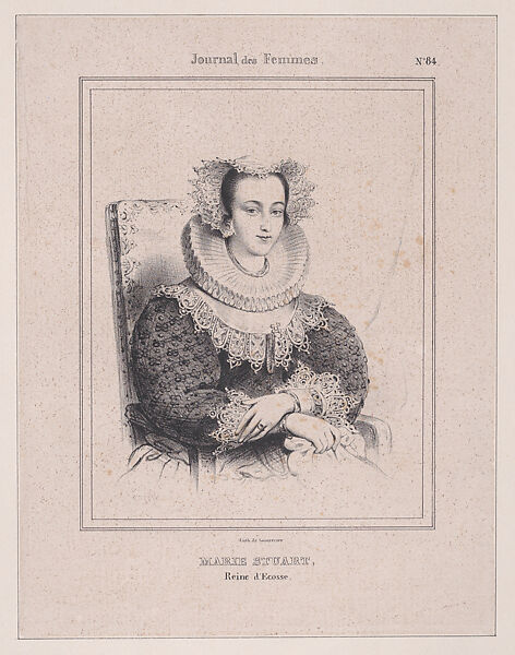 Mary, Queen of Scots, Lemercier (Paris), Lithograph 