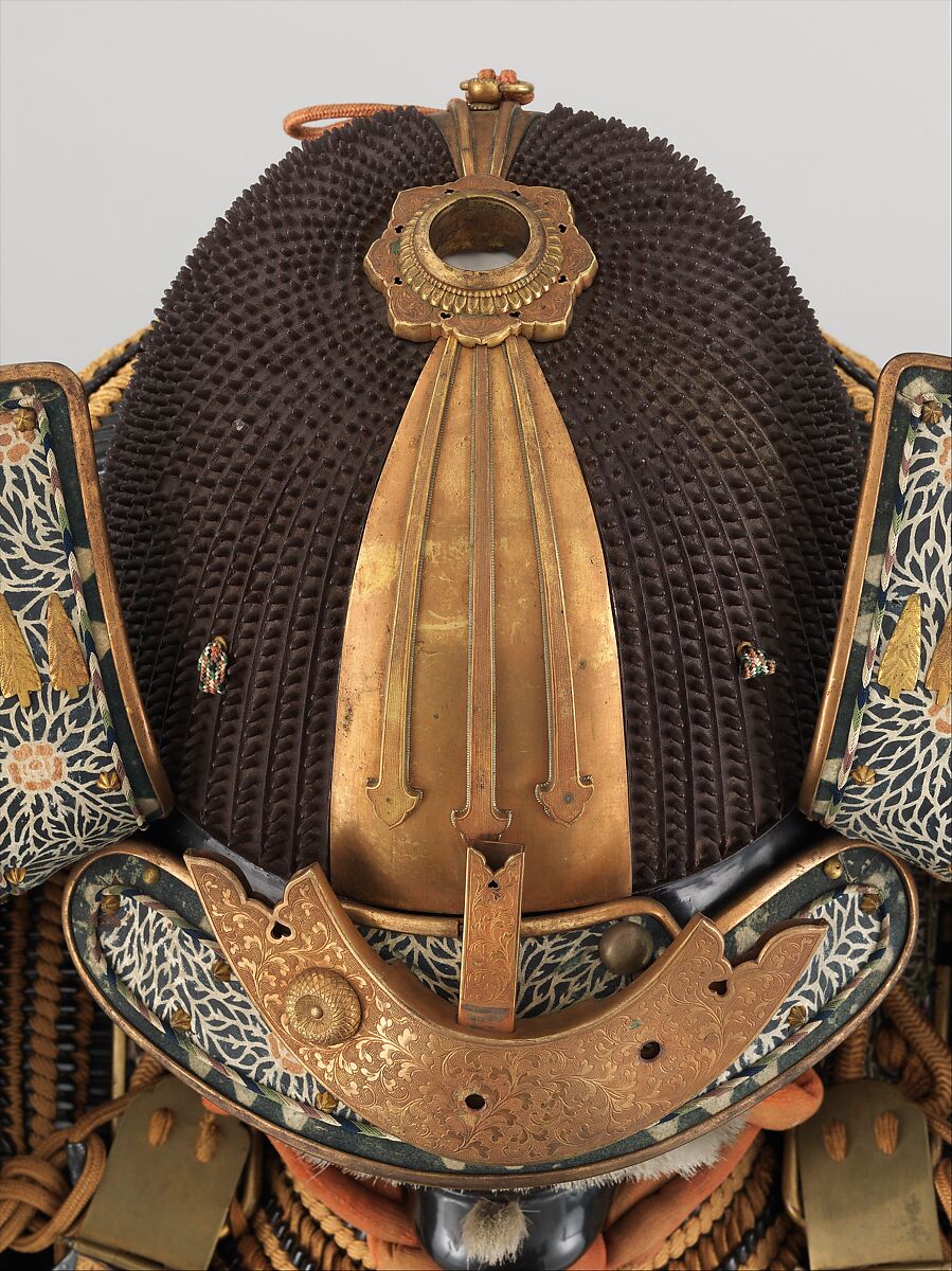 Armor (<i>Yoroi</i>), Iron, lacquer, leather, silk, Japanese