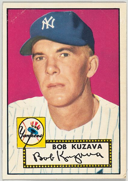 Card Number 85, Bob Kuzava, New York Yankees, from the Topps Baseball series (R414-6) issued by Topps Chewing Gum Company, Issued by Topps Chewing Gum Company (American, Brooklyn), Commercial color lithograph 