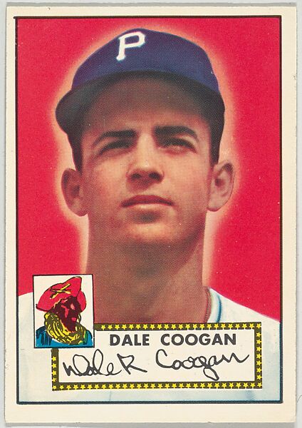 Card Number 87, Dale Coogan, Pittsburgh Pirates, from the Topps Baseball series (R414-6) issued by Topps Chewing Gum Company, Issued by Topps Chewing Gum Company (American, Brooklyn), Commercial color lithograph