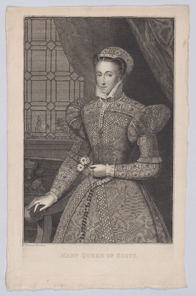 Mary, Queen of Scots, Mary, Queen of Scots (British, Linlithgow 1542–1587 Fotheringhay), Etching and engraving 