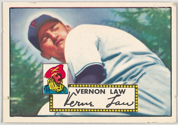 Card Number 81, Vernon Law, Pittsburgh Pirates, from the Topps Baseball series (R414-6) issued by Topps Chewing Gum Company, Issued by Topps Chewing Gum Company (American, Brooklyn), Commercial color lithograph 