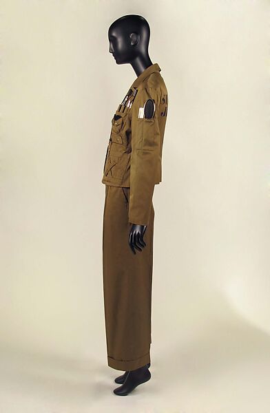 Survival Suit, Moschino Couture (Italian, founded 1983), cotton, plastic, metal, Italian