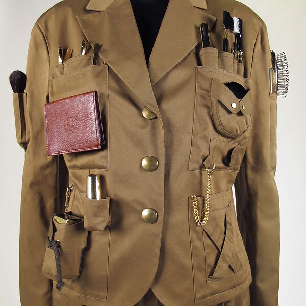 Survival Suit, Moschino Couture (Italian, founded 1983), cotton, plastic, metal, Italian