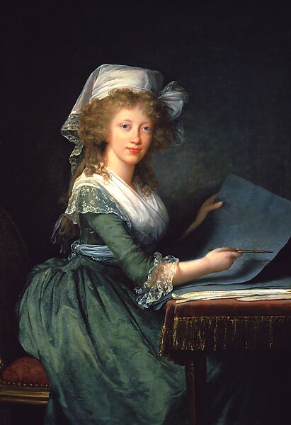 Maria Luisa di Borbone, Princess of the Two Sicilies, Elisabeth Louise Vigée Le Brun (French, Paris 1755–1842 Paris), Oil on canvas 