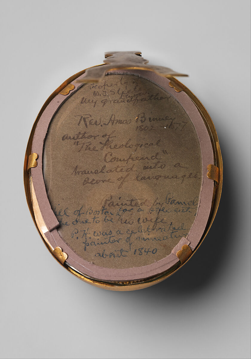 Amos Binney, Pamela Hill, Oil on paper, American