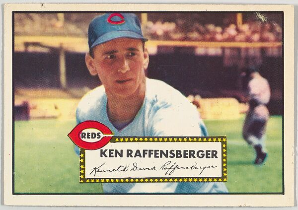 Card Number 118, Ken Raffensberger, Cincinnati Reds, from the Topps Baseball series (R414-6) issued by Topps Chewing Gum Company, Issued by Topps Chewing Gum Company (American, Brooklyn), Commercial color lithograph 