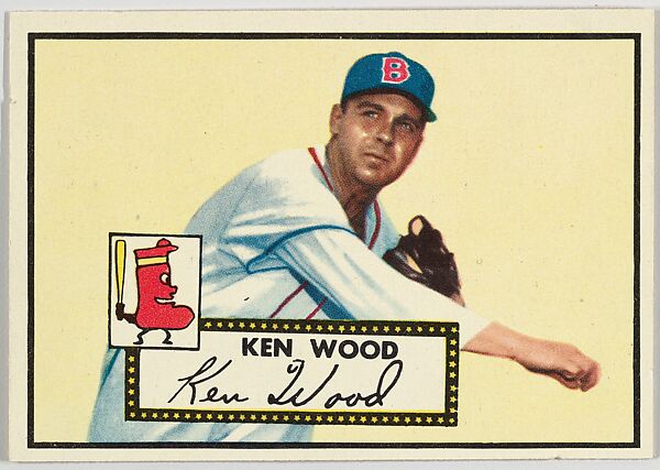 Card Number 139, Ken Wood, Boston Red Sox, from the Topps Baseball series (R414-6) issued by Topps Chewing Gum Company, Issued by Topps Chewing Gum Company (American, Brooklyn), Commercial color lithograph 